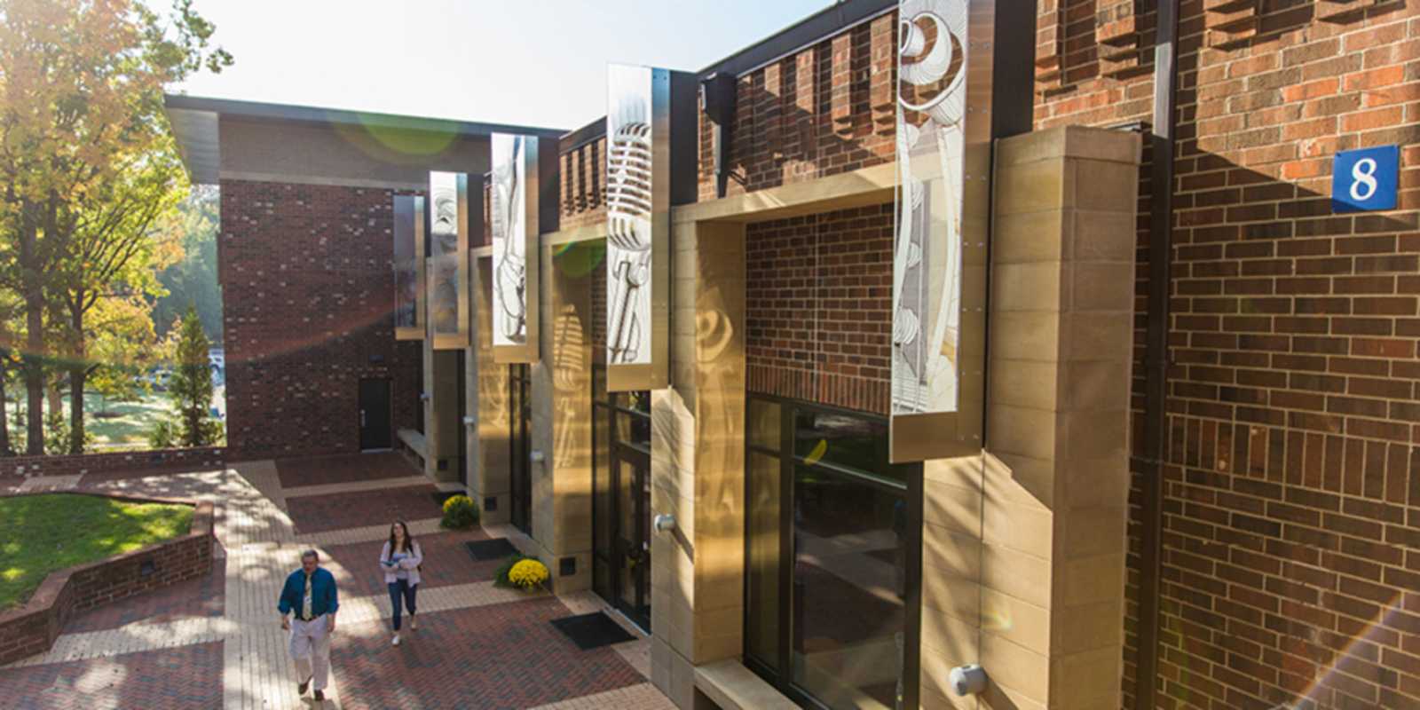 The arts building